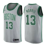 Celtics Male Marcus Morris #13 City Edition Gray Nba Jersey