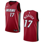 Men's Miami Heat #17 Rodney Mcgruder Statement Swingman Nba Jersey - Red