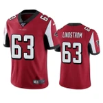 Atlanta Falcons Chris Lindstrom Red 100th Season Vapor NFL Jersey