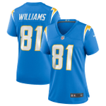 Mike Williams Los Angeles Chargers Women's Game Jersey - Powder Blue