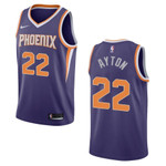 Men's Phoenix Suns #22 Deandre Ayton Icon Swingman Nba Jersey - Purple