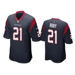 Men's Bradley Roby #21 Houston Texans Navy Game NFL Jersey