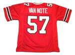 Men Jeff Van Note Custom Stitched Unsigned Football Nfl Jersey Red Nfl Jersey