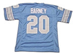Men Lem Barney Custom Stitched Unsigned Football Nfl Jersey Blue Nfl Jersey