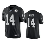Oakland Raiders Deshone Kizer Black 60th Anniversary Vapor Limitd NFL Jersey