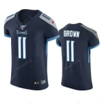 Tennessee Titans A.j. Brown Navy 100th Season Vapor Elite NFL Jersey