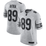 Mike Ditka Chicago Bears Retired Gridiron Gray II Limited Jersey - Gray