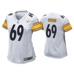 Women's Kevin Dotson Pittsburgh Steelers White Game NFL Jersey