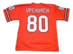 Men Rick Upchurch Custom Stitched Unsigned Football Nfl Jersey Orange Nfl Jersey