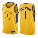 Men's Pacers Male Lance Stephenson #1 Statet Gold NBA Jersey