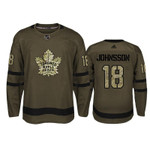 Toronto Maple Leafs Andreas Johnsson #18 Military Camo Jersey