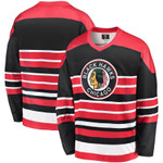 Chicago Blackhawks Premier Breakaway Heritage Blank NHL Jersey - Red - Black