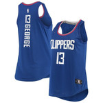 Paul George La Clippers Women's Fast Break Player Movement NBA Jersey Tank Top - Royal
