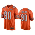 Men's Jonathan Bullard Chicago Bears Orange 100th Season Game NFL Jersey