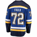 Justin Faulk St. Louis Blues Home Breakaway Player NHL Jersey - Blue
