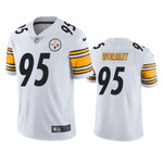 Men's Steelers White Chris Wormley #95 Vapor Untouchable Limited Jersey