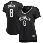 Deandre Jordan Brooklyn Nets Women's Fast Break NBA Jersey Black - Icon Edition
