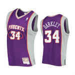 Men's Charles Barkley #34 Phoenix Suns Hardwood Classics Nba Jersey Purple