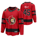 Ottawa Senators Parker Kelly #45 Reverse Retro Jersey Men's Red