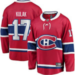 Brett Kulak Montreal Canadiens Home Breakaway Player NHL Jersey - Red Color