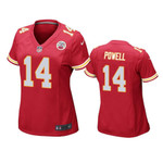 Women Kansas City Chiefs Cornell Powell #14 Red Game Jersey