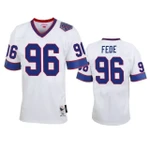 Buffalo Bills Terrence Fede White Vintage NFL Jersey - Men