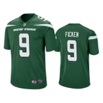 Men's Sam Ficken New York Jets Green Game NFL Jersey
