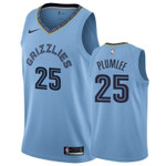 Men's Memphis Grizzlies Miles Plumlee #25 Statet Nba Jersey