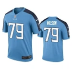 Tennessee Titans Isaiah Wilson Light Blue Color Rush Legend NFL Jersey - Men's