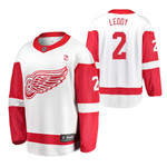 Detroit Red Wings Nick Leddy #2 2021 Jersey White Away