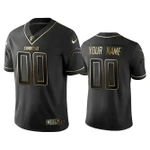 Men Los Angeles Chargers Custom NFL Jersey Black Golden 2020 Football Stitched NFL Jersey