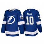 Adidas Tampa Bay Lightning #10 J.T. Miller Player Blue Home Jersey Nhl