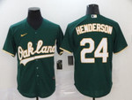 Men's Oakland Athletics #24 Rickey Henderson 54 Baseball Jersey For Fans - Baseball Jersey Lf