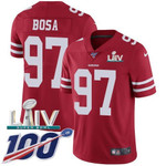 Nike 49Ers #97 Nick Bosa Red Super Bowl Liv 2020 Team Color Youth Stitched Nfl 100Th Season Vapor Limited Jersey Nfl