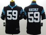 Nike Carolina Panthers #59 Luke Kuechly Black Limited Jersey Nfl