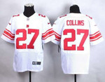 Men's New York Giants #27 Landon Collins Nike White Elite Jersey Nfl