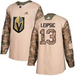 Adidas Golden Knights #13 Brendan Leipsic Camo Authentic 2017 Veterans Day Stitched Nhl Jersey Nhl