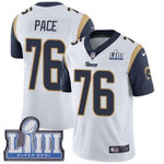 Youth Los Angeles Rams #76 Orlando Pace White Nike Nfl Road Vapor Untouchable Super Bowl Liii Bound Limited Jersey Nfl