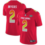 Nike New York Jets #2 Jason Myers Red Men's Stitched Nfl Limited Afc 2019 Pro Bowl Jersey Nfl