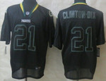 Nike Green Bay Packers #21 Ha Ha Clinton-Dix Lights Out Black Elite Jersey Nfl