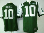 Nike New York Jets #10 Santonio Holmes Green Game Jersey Nfl