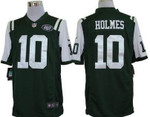 Nike New York Jets #10 Santonio Holmes Green Limited Jersey Nfl