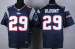 Nike New England Patriots #29 Legarrette Blount Blue Elite Jersey Nfl