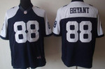 Nike Dallas Cowboys #88 Dez Bryant Blue Thanksgiving Limited Jersey Nfl