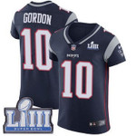 #10 Elite Josh Gordon Navy Blue Nike Nfl Home Men's Jersey New England Patriots Vapor Untouchable Super Bowl Liii Bound Nfl
