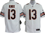 Nike Chicago Bears #13 Johnny Knox White Game Jersey Nfl