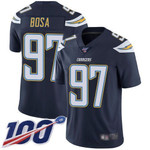 Chargers #97 Joey Bosa Navy Blue Team Color Men's Stitched Football 100Th Season Vapor Limited Jersey Nfl