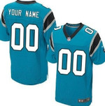 Personalize Jerseymen's Nike Carolina Panthers Customized Blue Elite Jersey Nfl