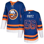 Men's New York Islanders #56 Tanner Fritz Royal Drift Fashion Adidas Jersey Nhl