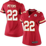 Women's Kansas City Chiefs #22 Marcus Peters Red Nike Game Jersey Nfl- Women's
